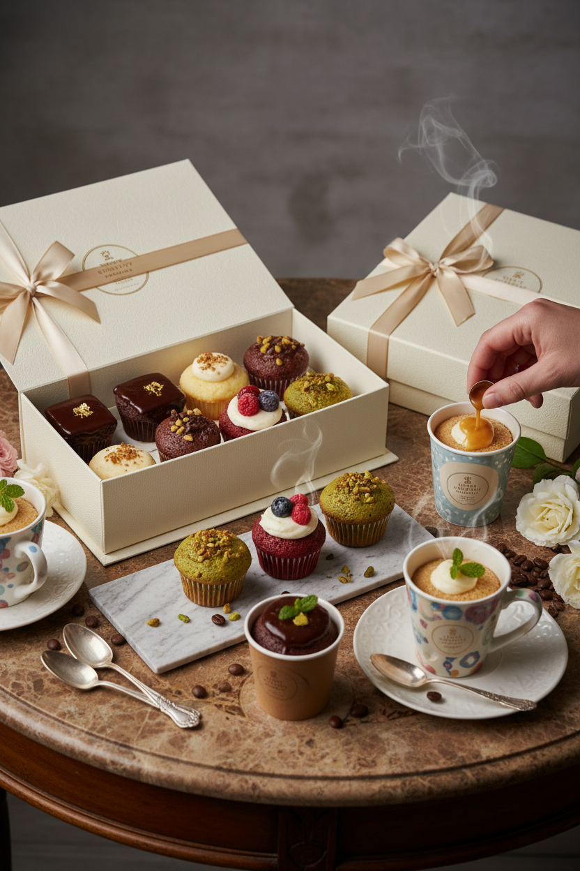 Colección variada de mini cakes