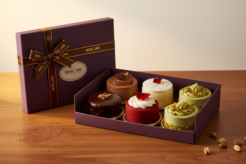 Mini cakes GOTHEL_CAKE en caja de regalo